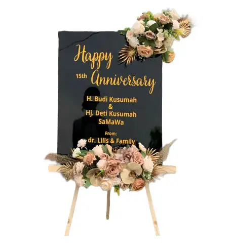 Papan Bunga Akrilik Murni